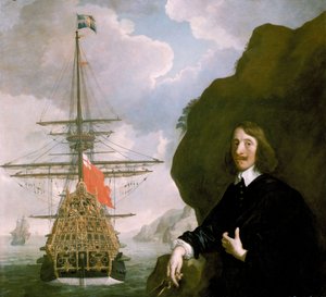 Peter Pett a "vládce moří" (1637), asi 1645-50 (olej na plátně) od Peter Lely