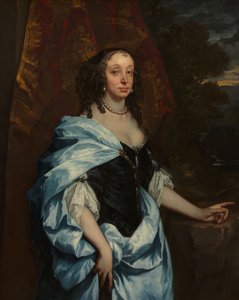 Portrét paní Leneve, kolem roku 1657 (olej na plátně) od Peter Lely