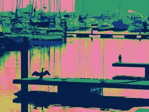 COURT-SHIP HARTLEPOOL, 2014, (digitálně upravená fotografie) od Peter McClure