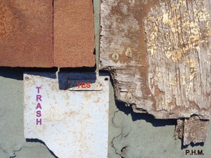 ANO... TRASH ART.2020 od Peter McClure