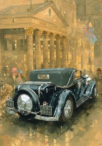 Phantom in the Haymarket (olej na plátně) od Peter Miller