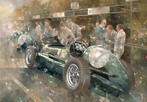 Maserati R. Parnella (olej na plátně)