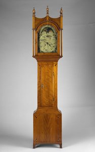 Tall Case Clock, c.1815 (javor, třešeň, mosaz a železo)