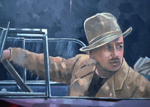 Walt Disney (olej na plátně)