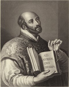 Ignác z Loyoly (rytina) od Peter Paul (after) Rubens
