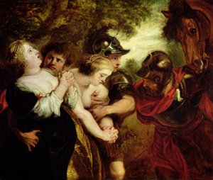 Znásilnění Sabinek od Peter Paul (after) Rubens