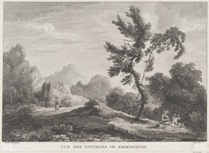 Pohled na Birmingham, ca. 1755, ca. 1755. od Peter Paul Benazech