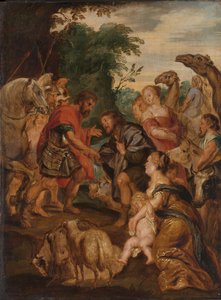 Smíření mezi Jákobem a Ezauem od Peter Paul Rubens (after)