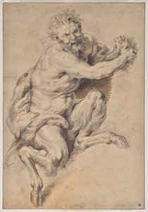 Faun svírající hrozen od Peter Paul Rubens