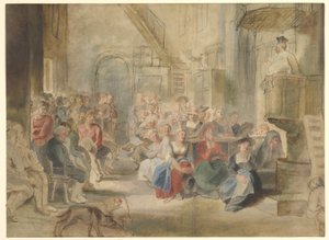 A Sermon in a Village Church, c.1630 od Peter Paul Rubens