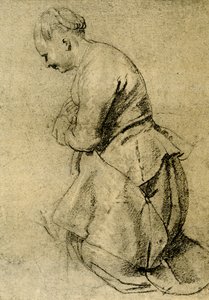 Modlící se pastýřka od Peter Paul Rubens