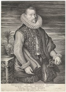 Arcivévoda Albert Rakouský (rytina) od Peter Paul Rubens