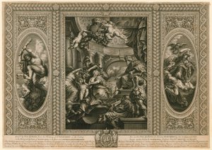 Strop banketního domu ve Whitehallu od Peter Paul Rubens
