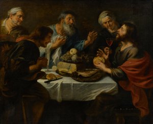 Kristus v Emauzích od Peter Paul Rubens