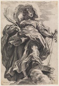 Svatá Kateřina od Peter Paul Rubens