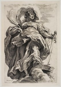 Svatá Kateřina Alexandrijská od Peter Paul Rubens