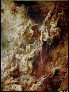 Pád zatracených do pekla od Peter Paul Rubens