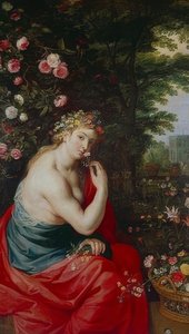 Bohyně Flora. Kolem roku 1625 od Peter Paul Rubens