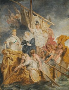 Předání vlády dauphinovi (náčrt k cyklu o rodu Medici) od Peter Paul Rubens