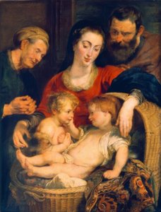 Svatá rodina od Peter Paul Rubens