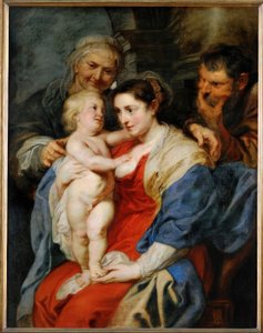 Svatá rodina se svatou Annou od Peter Paul Rubens