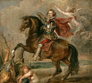Jezdecký portrét vévody z Buckinghamu od Peter Paul Rubens