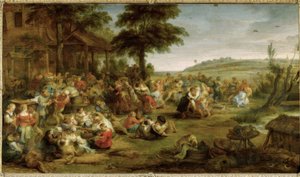 Vlámský veletrh od Peter Paul Rubens
