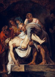 Francouzština:  The Entombment (Pohřbení) od Peter Paul Rubens