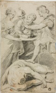 Herodias přijímající hlavu svatého Jana Křtitele od Peter Paul Rubens