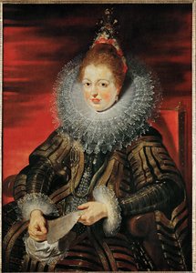 Infantka Isabella Clara Eugenia, asi 1613-15 (olej na dřevě) od Peter Paul Rubens