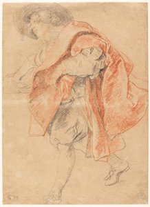 Mladý muž, scházející po schodech od Peter Paul Rubens