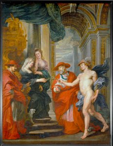 Angoulémská smlouva (malba na plátně) od Peter Paul Rubens