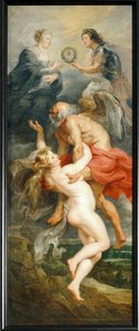 Le Triomphe de la verite, ou La parfaite et sincère union de la reine-mère et de son fils ... od Peter Paul Rubens
