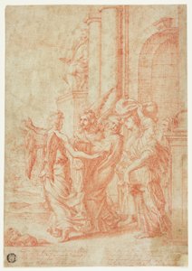 Lot a jeho rodina vyšli ze Sodomy od Peter Paul Rubens