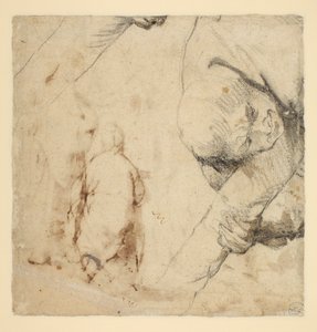 Muž, který držel hřídel kříže od Peter Paul Rubens