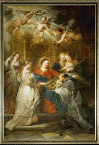 Maria se zjeví hl. Ildefonso od Peter Paul Rubens