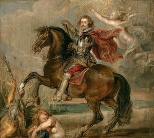 Portrét vévody z Buckinghamu na koni. 1625 od Peter Paul Rubens