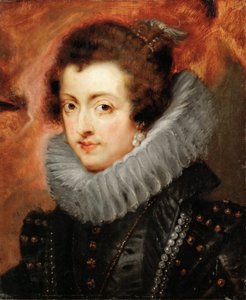 Portrét Alžběty Francouzské (1602-1644), manželky španělské královny - Pieter Paul Rubens (1577-1640). Olej na dřevě, c. 1629. Rozměr : 48,5x40,5 cm. Uměleckohistorické muzeum, Vienne od Peter Paul Rubens