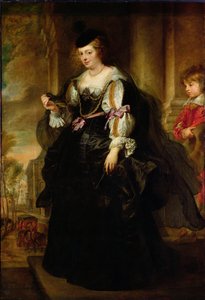 Portrét Helene Fourmentové s trenérem, kolem roku 1639
