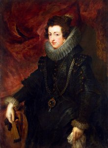 Portrét francouzské královny Alžběty 1602-1644, královna choť Španělska, c1628-1629 od Peter Paul Rubens