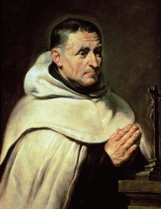 Portrét karmelitánské představené (olej na dřevě) od Peter Paul Rubens