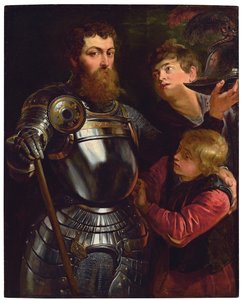 Portrét velitele, tříčtvrteční, oblečeného do bitvy od Peter Paul Rubens