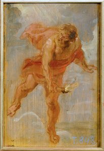 Prométheus s ohnivým mečem (malba na dřevě) od Peter Paul Rubens