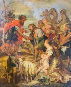 Smíření Ezaua a Jákoba od Peter Paul Rubens