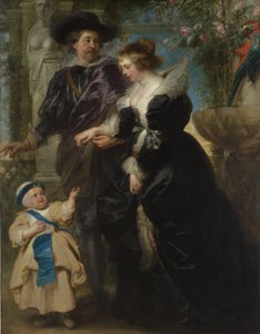 Rubens, jeho manželka Helena Fourmentová 1614-1673 a jejich syn Frans 1633-1678, ca. 1635. od Peter Paul Rubens