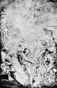 Náčrt mučednictví svatého Livina, c1633, 1933. od Peter Paul Rubens