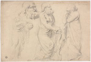 Studie římského sarkofágu od Peter Paul Rubens