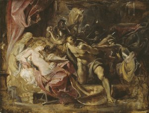 Zajetí Samsona, 1609-10 od Peter Paul Rubens