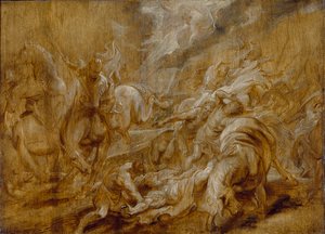 Obrácení svatého Pavla, c1616-1620 od Peter Paul Rubens