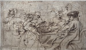 Herodův svátek (recto) od Peter Paul Rubens